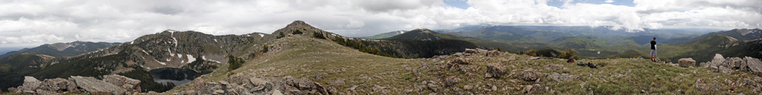 Panorama from the top of Baldy